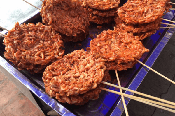 Bánh tép chiên giòn rụm